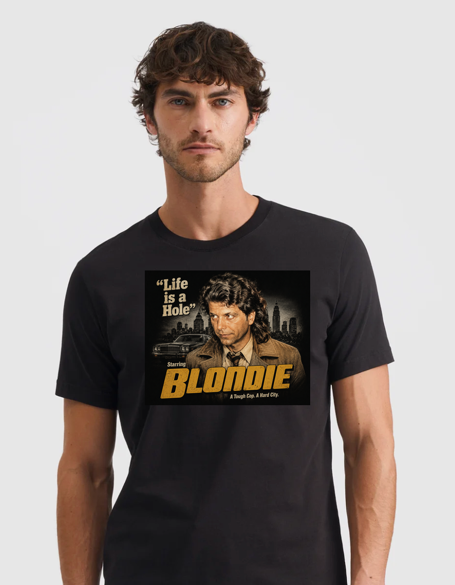 Blondie t-shirt mockup